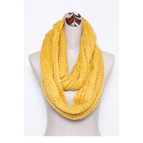 Knitted Tube Scarf 05
